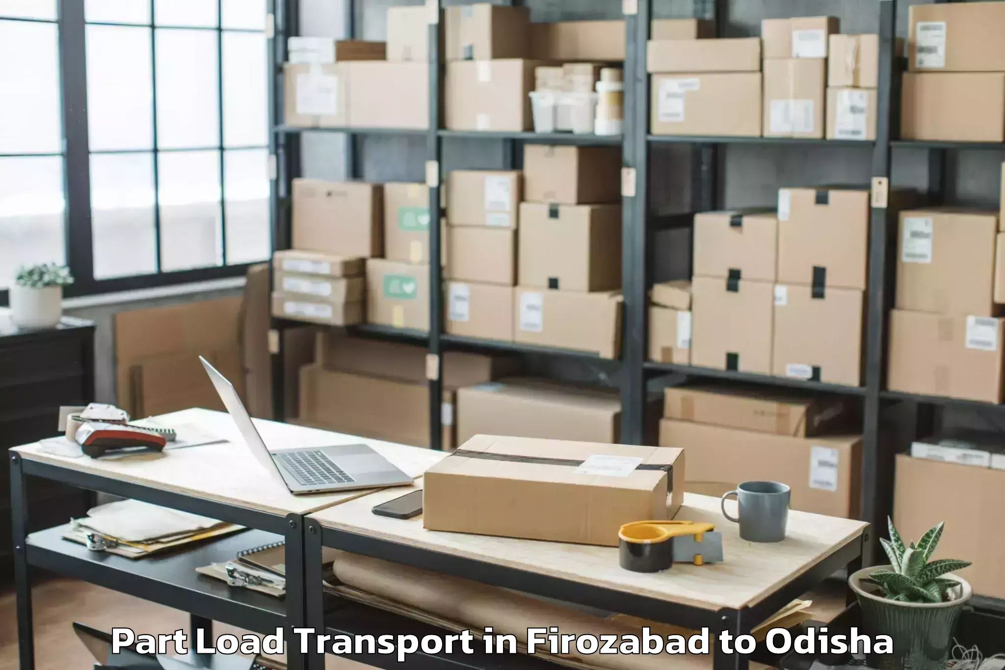 Affordable Firozabad to Nandapur Part Load Transport